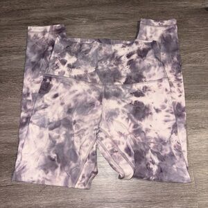 Purple Tie Dye Lululemon Align Leggings